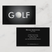 GolfVisitekaartje Visitekaartje (Voorkant / Achterkant)