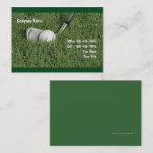 GolfVisitekaartje Visitekaartje (Voorkant / Achterkant)