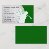 GolfVisitekaartjes Visitekaartje (Voorkant / Achterkant)