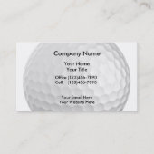 GolfVisitekaartjes Visitekaartje (Voorkant)