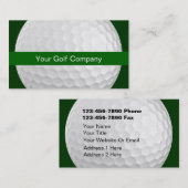 GolfVisitekaartjes Visitekaartje (Voorkant / Achterkant)