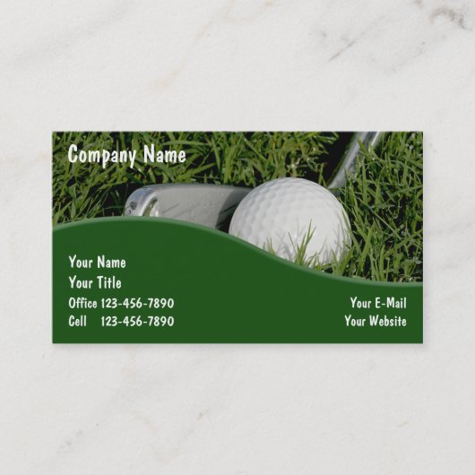 GolfVisitekaartjes Visitekaartje (Voorkant)