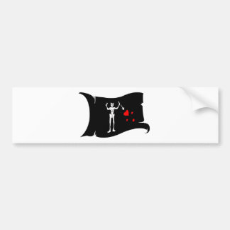 Golfvlag #1 Zwarte baard Bumpersticker