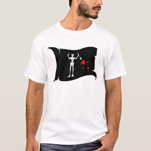 Golfvlag #1 Zwarte baard T-shirt (Voorkant)