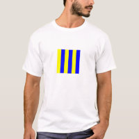 Golfvlag Licht gekleurd Shirt