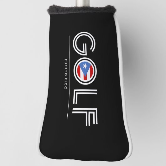 Golfvlag van Puerto Rico Golfheadcover (Draai 90)