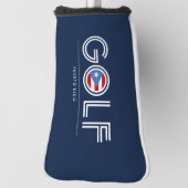 Golfvlag van Puerto Rico Golfheadcover (Draai 90)
