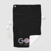 Golfvlag van Puerto Rico Sports Towel Golfhanddoek (Insitu)