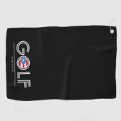 Golfvlag van Puerto Rico Sports Towel Golfhanddoek (Horizontaal)