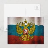 Golfvlag van Rusland Briefkaart (Voorkant / Achterkant)
