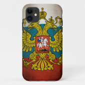 Golfvlag van Rusland Case-Mate iPhone Case (Achterkant)