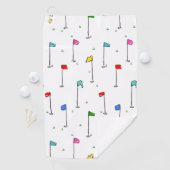 Golfvlaggen ‘n Pins Golfhanddoek (Insitu)
