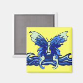 Golfvlinder Magneet (Voorkant / Achterkant)