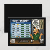 Golfvoorspelling Briefkaart (Voorkant / Achterkant)