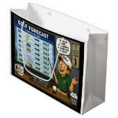 Golfvoorspelling Groot Cadeauzakje (Voorkant Gekanteld)