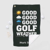 Golfvoorspelling voor Golfer Golfhanddoek (Insitu)