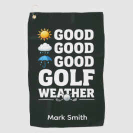 Golfvoorspelling voor Golfer Golfhanddoek