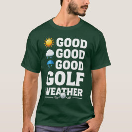 Golfvoorspelling voor golfer t-shirt