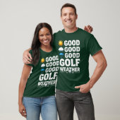 Golfvoorspelling voor golfer t-shirt (Unisex)