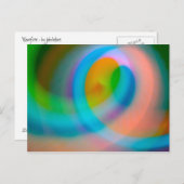 Golfvorm Briefkaart (Voorkant / Achterkant)