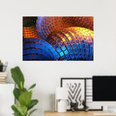 Golfvorm Poster (Thuiskantoor)