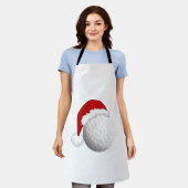 Golfvormig shirt voor kerstmis schort (Gedragen)
