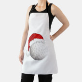 Golfvormig shirt voor kerstmis schort (Insitu)