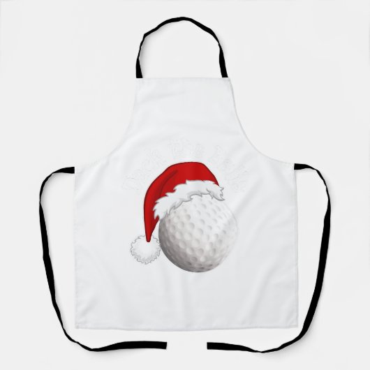 Golfvormig shirt voor kerstmis schort (Voorkant)