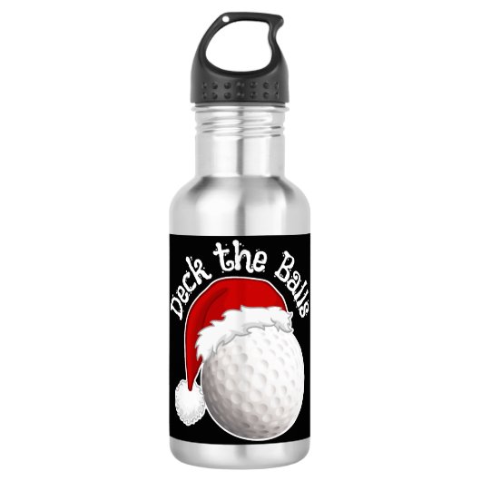 Golfvormig shirt voor kerstmis waterfles  (Voorkant)