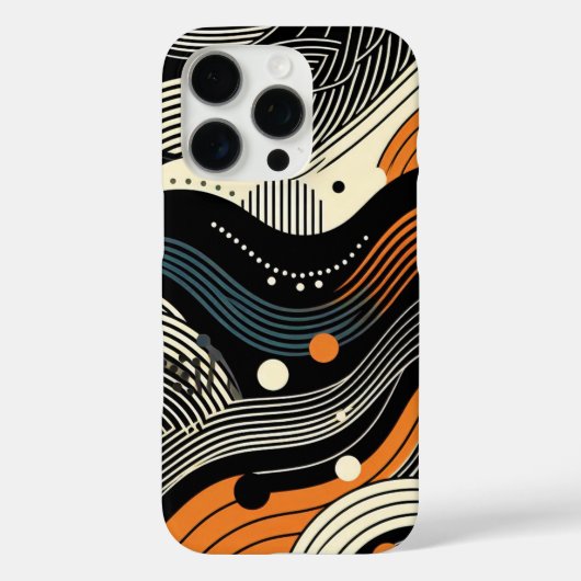 Golfvormige baan Case-Mate iPhone case (Achterkant)