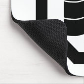 Golfvormige Kanji-tekens voor drie in Oshiki Muismat (Hoek)