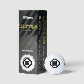 Golfvormige kanji voor drie in Oshiki Golfballen (Verpakking)