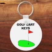 GOLFWAGENTJES SLEUTELS SLEUTELHANGER (Voorkant)