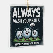 Golfwas je ballen Ornament (Rechts)