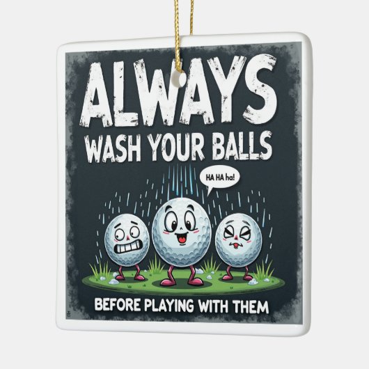Golfwas je ballen Ornament (Links)
