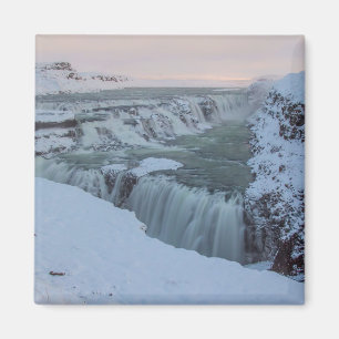Golfwaterval in IJsland Magneet