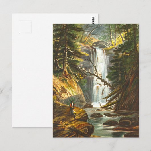 Golfwaterval, Vermont,  Briefkaart (Voorkant / Achterkant)