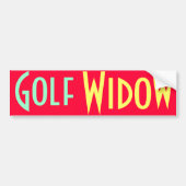golfweduwen-bumper sticker (Voorkant)