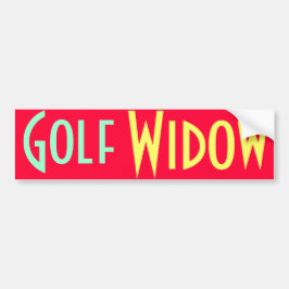 golfweduwen-bumper sticker