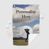 Golfwereld voor Golfers Golfhanddoek (Insitu)