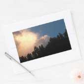 Golfwolk Rechthoekige Sticker (Envelop)