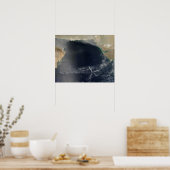 Golfwolken over het Arabische Zee Poster (Keuken)