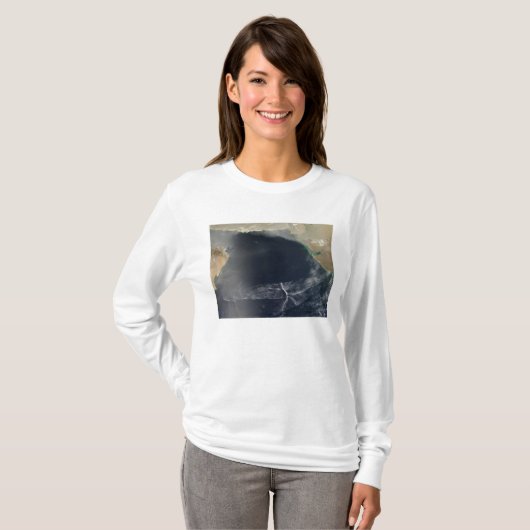Golfwolken over het Arabische Zee T-shirt (Voorkant volledig)