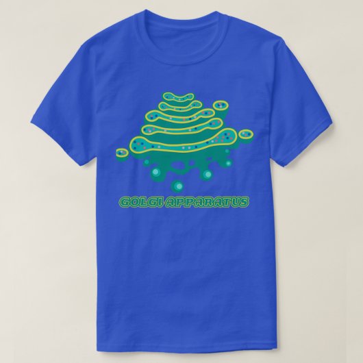Golgi Apparatus Cell Biology Science E T-shirt (Design voorkant)