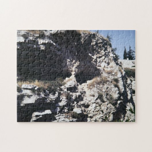 Golgotha; de plaats van de schedelpuzzel legpuzzel (Horizontaal)