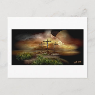 Golgotha door Cebarre Briefkaart