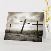 GOLGOTHA Jumbo Wenskaart Kaart (Gele Bloem)