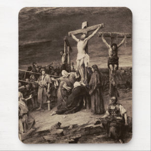 Golgotha site en Jezus door Munkacsy Muismat