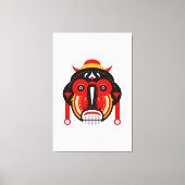 Goli Tribal Mask Canvas Afdruk (Voorkant)