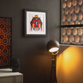 Goli Tribal Mask Canvas Afdruk